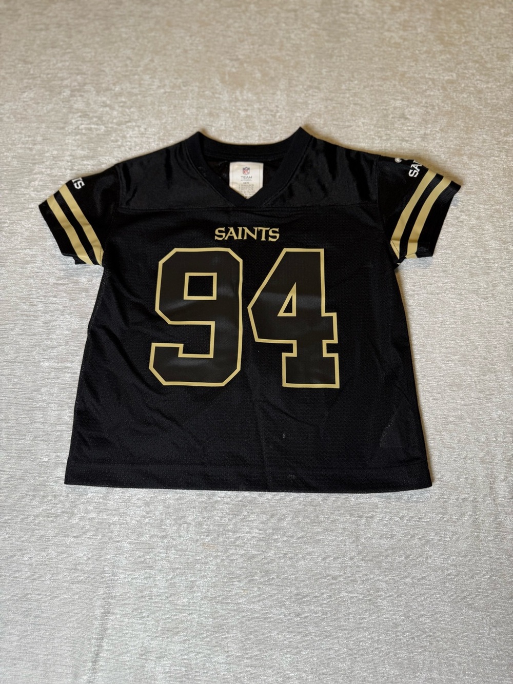 NFL Kids Saints #94 Black & Gold Jersey